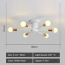 GobekUsa LED Metal Chandeliers for Living Room - Stylish Ceiling Light for Home Decor