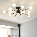 GobekUsa LED Metal Chandeliers for Living Room - Stylish Ceiling Light for Home Decor