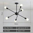 GobekUsa LED Metal Chandeliers for Living Room - Stylish Ceiling Light for Home Decor