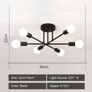 GobekUsa LED Metal Chandeliers for Living Room - Stylish Ceiling Light for Home Decor