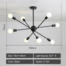 GobekUsa LED Metal Chandeliers for Living Room - Stylish Ceiling Light for Home Decor