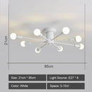 GobekUsa LED Metal Chandeliers for Living Room - Stylish Ceiling Light for Home Decor