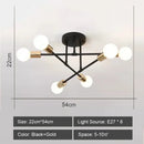 GobekUsa LED Metal Chandeliers for Living Room - Stylish Ceiling Light for Home Decor