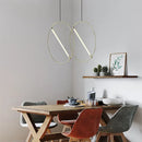 GobekUsa LED Metal Pendant Light for Dining Room & Bedroom