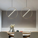 GobekUsa LED Metal Pendant Light for Dining Room & Bedroom
