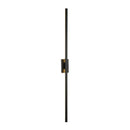 GobekUsa LED Metal Tube Wall Lamp Modern Black Gold Decor Sconce for Bedroom Foyer Bathroom