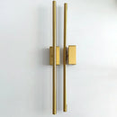 GobekUsa LED Metal Tube Wall Lamp Modern Black Gold Decor Sconce for Bedroom Foyer Bathroom