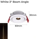 Modern black & white mini ceiling downlights kitchen spot lighting by Decorbites