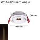 Modern black & white mini ceiling downlights kitchen spot lighting by Decorbites
