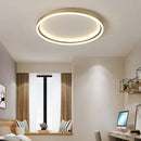 GobekUsa LED Minimalist Chandelier in Black/Golden Finish for Living Room and Bedroom