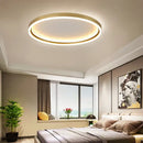 GobekUsa LED Minimalist Chandelier in Black/Golden Finish for Living Room and Bedroom