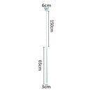 GobekUsa LED Minimalist Pendant Lamp - Black/White for Bedroom, Dining, Coffee Shop Lighting