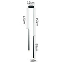 GobekUsa LED Minimalist Pendant Lamp - Black/White for Bedroom, Dining, Coffee Shop Lighting