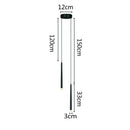 GobekUsa LED Minimalist Pendant Lamp - Black/White for Bedroom, Dining, Coffee Shop Lighting