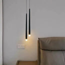 GobekUsa LED Minimalist Pendant Lamp - Black/White for Bedroom, Dining, Coffee Shop Lighting