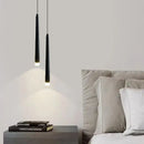 GobekUsa LED Minimalist Pendant Lamp - Black/White for Bedroom, Dining, Coffee Shop Lighting
