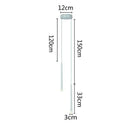 GobekUsa LED Minimalist Pendant Lamp - Black/White for Bedroom, Dining, Coffee Shop Lighting
