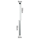 GobekUsa LED Minimalist Pendant Lamp - Black/White for Bedroom, Dining, Coffee Shop Lighting
