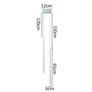 GobekUsa LED Minimalist Pendant Lamp - Black/White for Bedroom, Dining, Coffee Shop Lighting