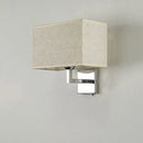 GobekUsa LED Minimalist Wall Lamps with Rectangle Texture Shade for Living Room & Bedroom