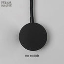 Modern black led mirror light bedside lamp bedroom reading light by Decorbites