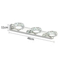 GobekUsa LED Mirror Light: Crystal Round Wall Lamps for Bathroom and Vanity