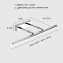GobekUsa LED Mirror Light Wall Lamp, Modern Bathroom Lighting, 60cm 80cm