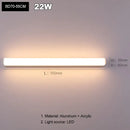 Modern warm white led mirror light wall sconces bathroom fixtures by Decorbites