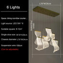 GobekUsa LED Modern Ceiling Chandelier for Living Room Staircase Restaurant Attic Home
