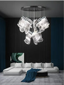 GobekUsa LED Modern Ceiling Chandelier for Living Room Staircase Restaurant Attic Home