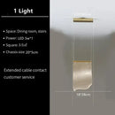 GobekUsa LED Modern Ceiling Chandelier for Living Room Staircase Restaurant Attic Home