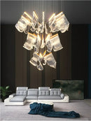 GobekUsa LED Modern Ceiling Chandelier for Living Room Staircase Restaurant Attic Home
