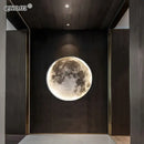GobekUsa LED Moon Wall Lamp: Minimalist Indoor Lighting for Bedroom and Living Room Decor