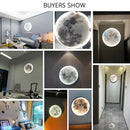 GobekUsa LED Moon Wall Lamp: Minimalist Indoor Lighting for Bedroom and Living Room Decor