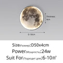 GobekUsa LED Moon Wall Lamp: Minimalist Indoor Lighting for Bedroom and Living Room Decor