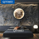GobekUsa LED Moon Wall Lamp: Minimalist Indoor Lighting for Bedroom and Living Room Decor