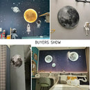 GobekUsa LED Moon Wall Lamp: Modern Indoor Lighting for Bedroom and Living Room Decor