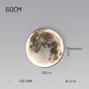 GobekUsa LED Moon Wall Lamp: Modern Indoor Lighting for Bedroom and Living Room Decor