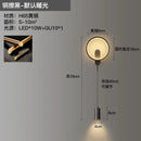 GobekUsa LED Moon Wall Light American Style Bedroom Decor Copper Wall Lamp