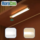 Modern white led motion sensor night light bedroom wall lamp by Decorbites