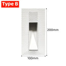 GobekUsa LED Motion Sensor Wall Lamp 3W: Indoor/Outdoor Corner Decor Light Fixture