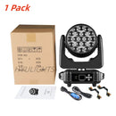 GobekUsa LED Moving Head 19x15W RGBW 4-in-1 Beam Wash/Zoom Light - DMX512 Control