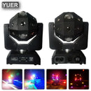 GobekUsa LED Moving Head Ball Laser Strobe Light - 4 in 1 Infinite Rotation Disco DJ Beam