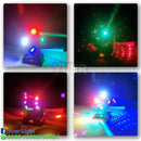 GobekUsa LED Moving Head Ball Laser Strobe Light - 4 in 1 Infinite Rotation Disco DJ Beam