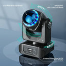 GobekUsa LED Moving Head Light with 10 Gobos & Remote Control for Events