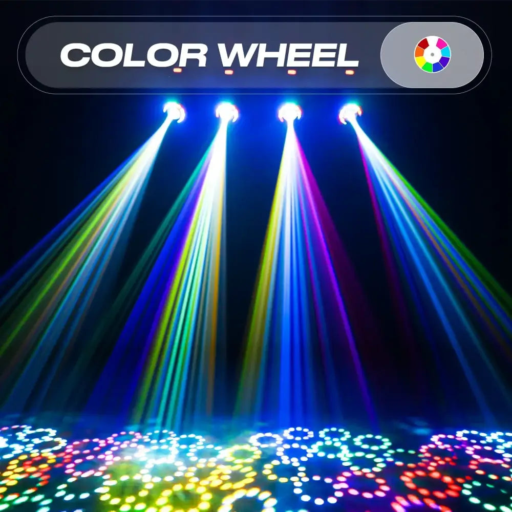 GobekUsa LED Moving Head Light with 10 Gobos & Remote Control for Events, photo 2 of 6