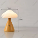 Modern multi color mushroom night light bedroom lamp by Decorbites