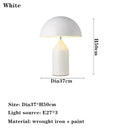 GobekUsa LED Mushroom Table Lamp: Stylish Metal Desk Light for Living Room, Bedroom, or Dining Area