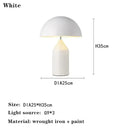 GobekUsa LED Mushroom Table Lamp: Stylish Metal Desk Light for Living Room, Bedroom, or Dining Area