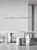 GobekUsa LED Natural Marble Hanging Chandelier for Dinning Room